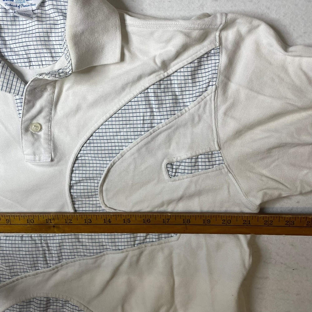 Ecko Unltd Mens White Graphic Polo Shirt Size‎ Medium G Logo Casual Short Sleeve - Picture 5 of 8